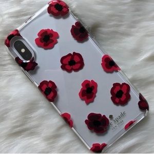 Kate Spade for iPhone X poppy red 🌺